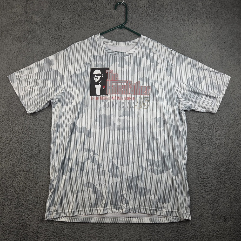 Donny Schatz Shirt Men's 2XL Knoxfather USAC Sprint Car Racing Camo Short Sleeve